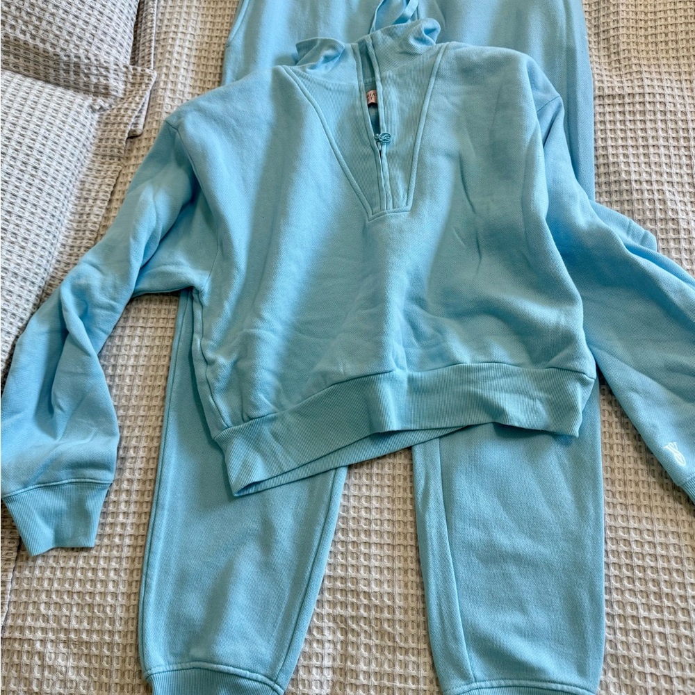 Victoria's Secret Light Blue Track Pants & Joggers